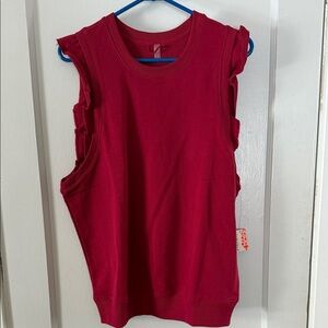 NWT  FP Movement Women's Flutter Tank - Amaranth